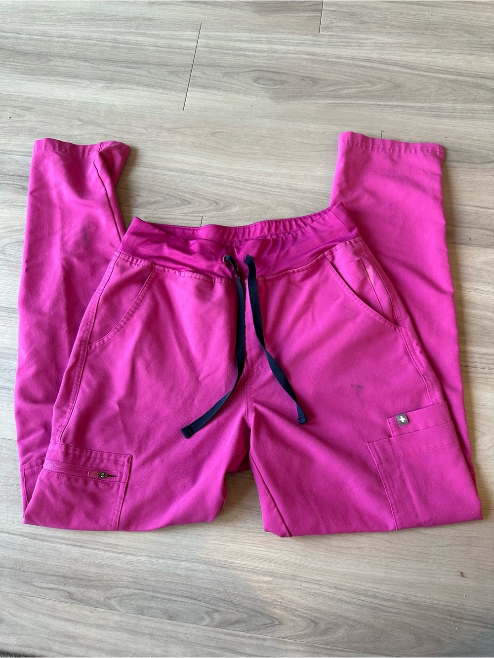 Yola High-Rise Slim Scrub Pant In Raspberry sorbet Women’s Small